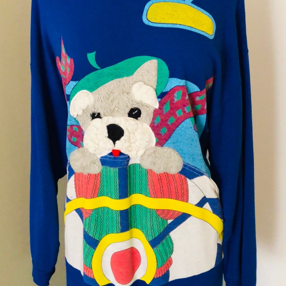 VTG USA MadePuppy Beret Long Night Gown